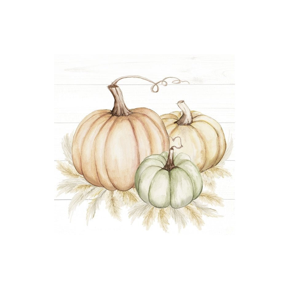Pumpkin Trio Cocktail Napkin