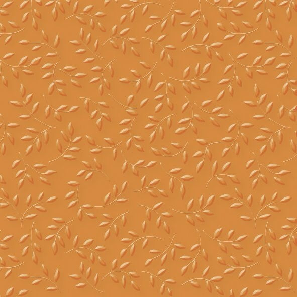 Leaves Orange Luncheon Napkin