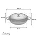 Le Creuset Cast Iron Braiser  SS Knob - 4.7L