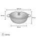Le Creuset 4.1L Holly Collection Soup Pot