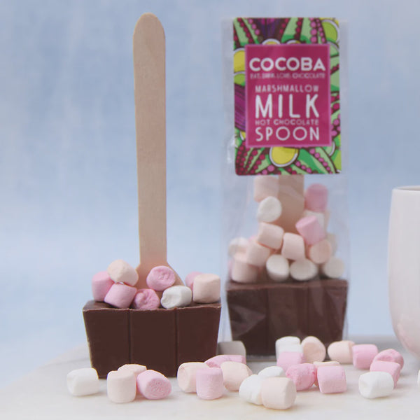 Cocoba Marshmallow Milk Hot Chocolate Spoon