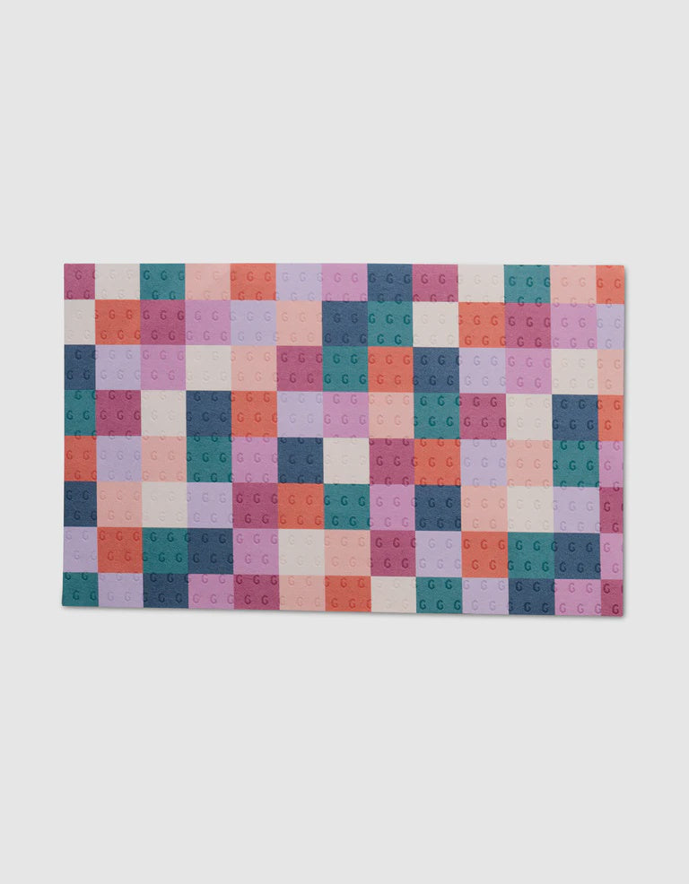 Geometry Kitchen Towel - Fall Checkers