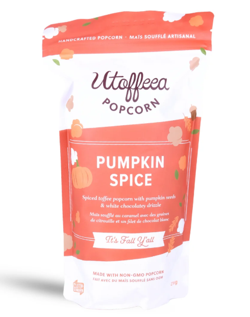 Utoffeea Pumpkin Spice Popcorn