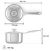 Le Creuset Stainless Steel Saucepan - 1.9L