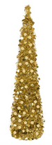 Easy Pop Up 5ft Holiday Tinsel Tree