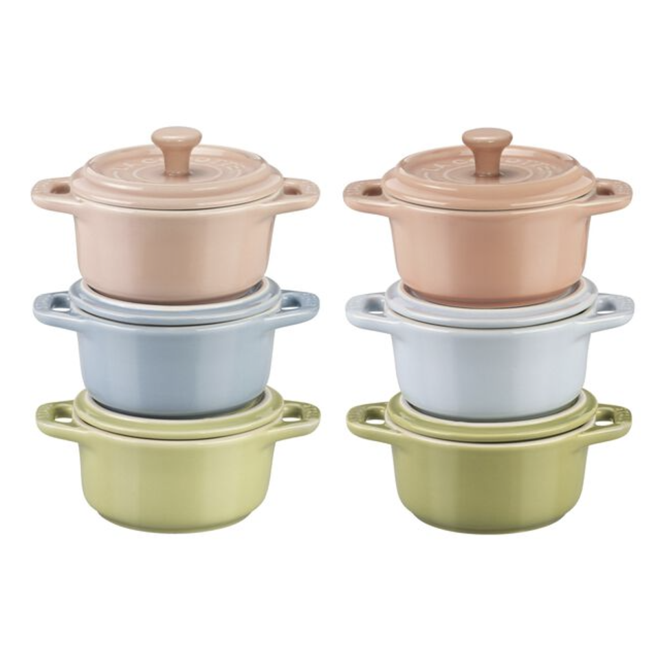 Staub Mini Ceramic Cocotte Set/6 - Macaron