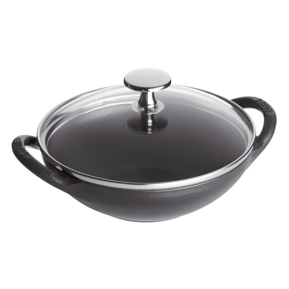 Staub Cast Iron Mini Wok w/ Lid