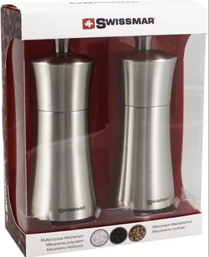 Torre Mill Set - Stainless Steel 6"