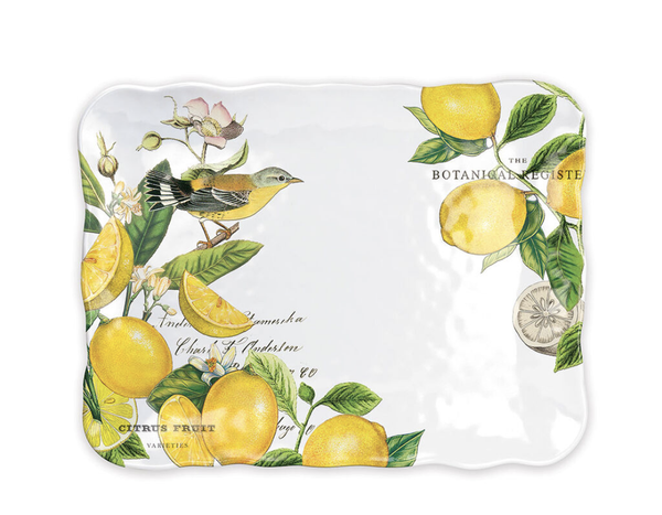 Lemon Basil Melamine Cookie Tray