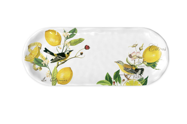 Lemon Basil Melamine Accent Tray