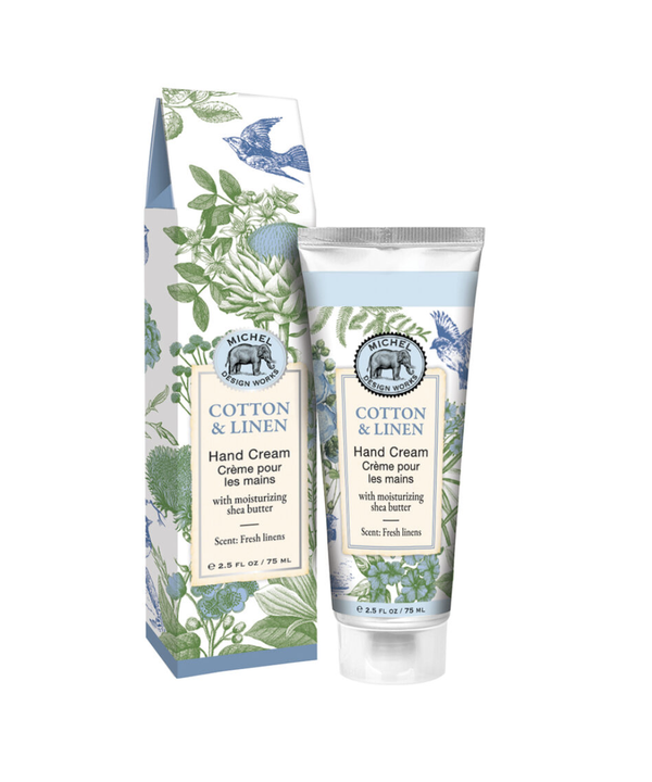 Michel Design Works Hand Cream 2.5oz - Cotton & Linen