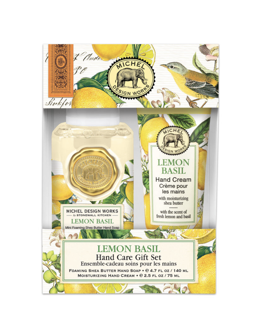 Michel Design Works Handcare Gift Set - Lemon Basil