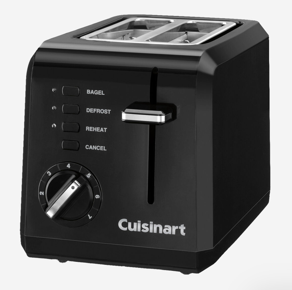Cuisinart 2-Slice Compact Toaster (Black)
