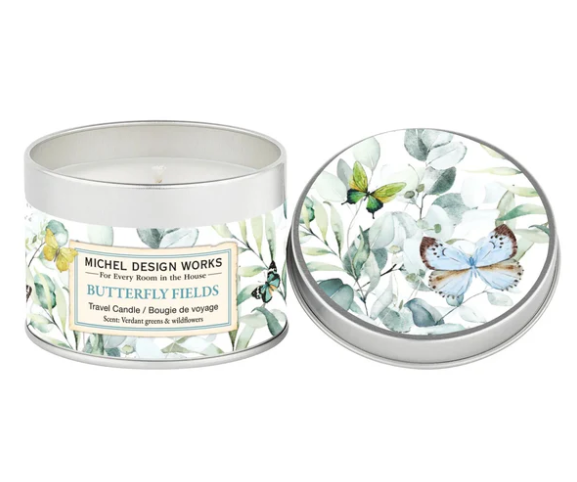 Michel Design Works Travel Candle - Butterfly Fields