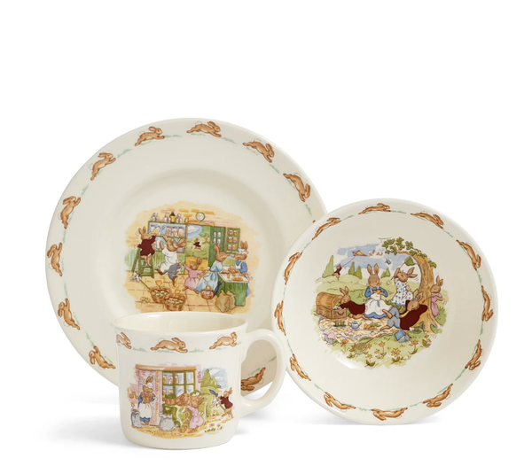 Bunnykins Children's Bowl, Plate & Mug 3 pc Set