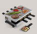 Stelvio 8 Person Raclette Party Grill w/granite stone