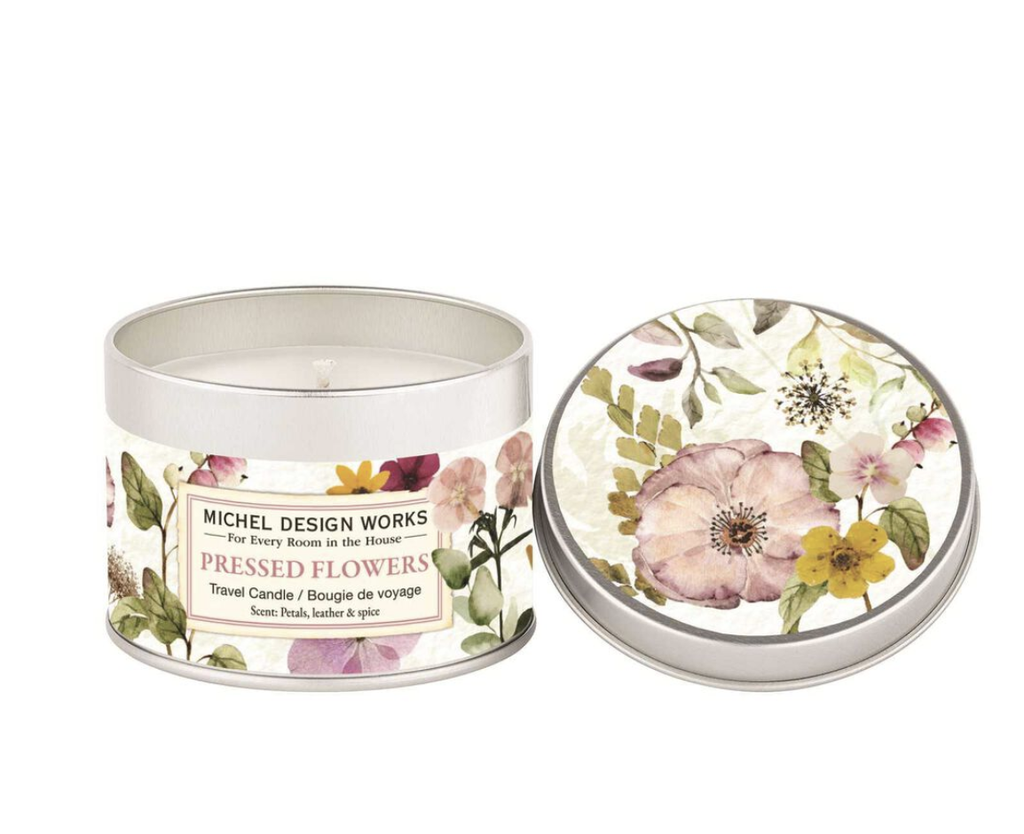 Michel Design Works Travel Candle - Pressed Flowers