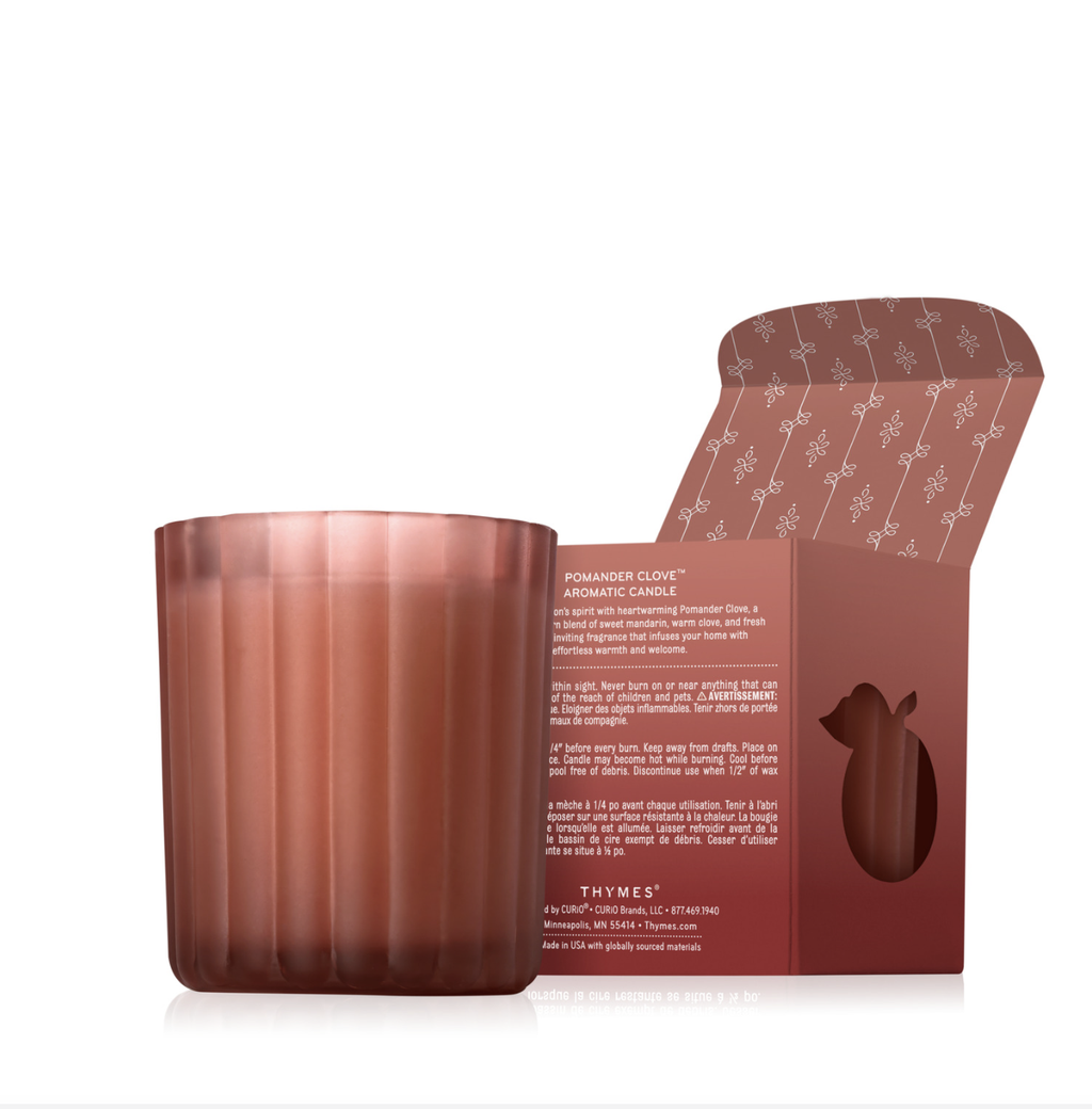 Thymes Pomander Clove 6.1oz Boxed Candle