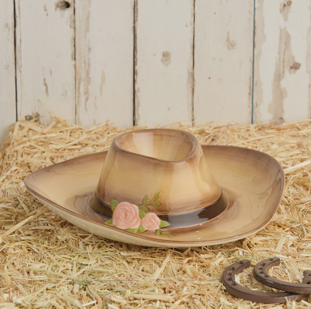 Rosewood Ranch 3D Cowgirl Hat Chip & Dip