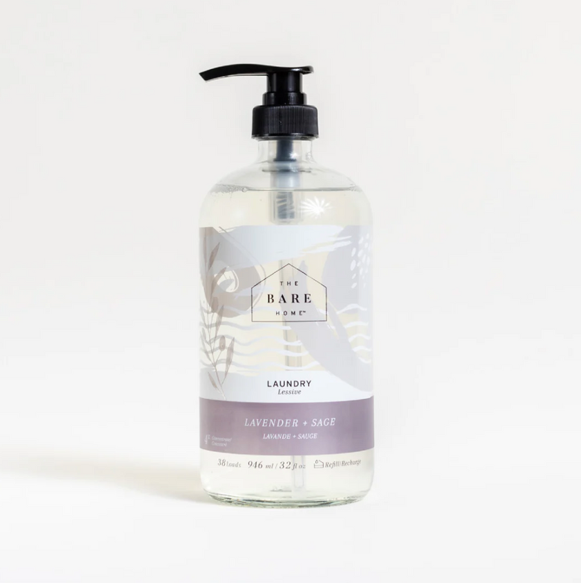 The Bare Home Laundry Detergent Glass Bottle 476ml