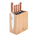 Zwilling Four Star 6 piece Knife Block - Brown