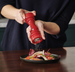 Cole & Mason London Salt & Pepper Mill Set - Red