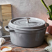 6.7L Staub Round Cast Iron Cocotte