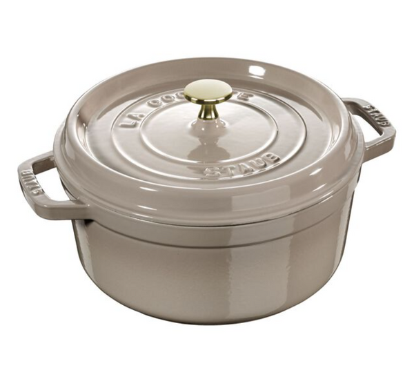 6.7L Staub Round Cast Iron Cocotte