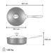 Le Creuset Toughened Non-Stick Pro Saute Pan - 3.3L