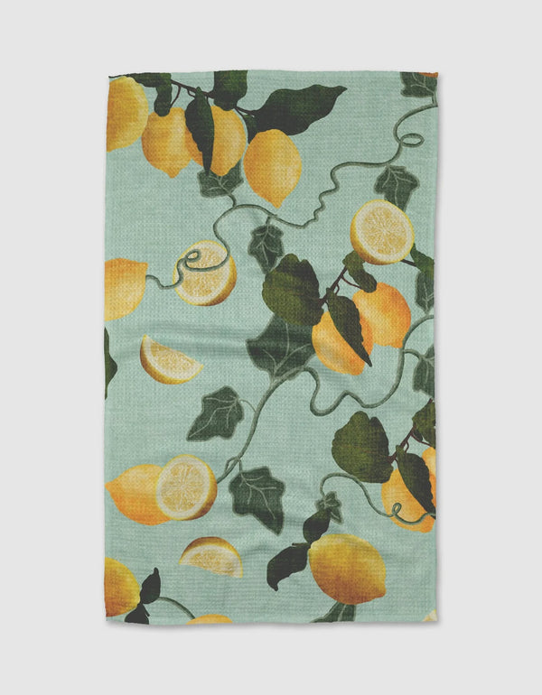 Geometry Kitchen Towel - Amalfi Lemons