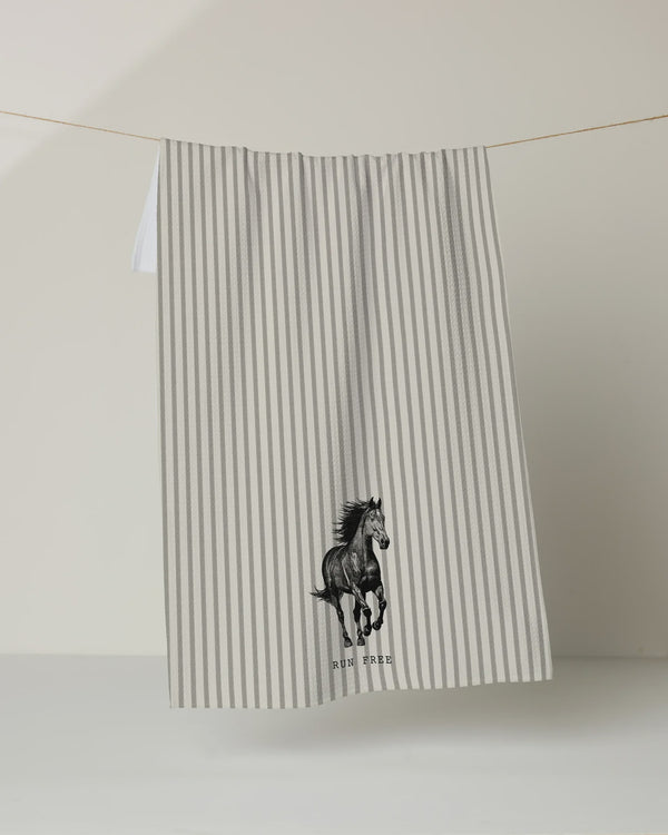 Geometry Kitchen Towel - Run Free