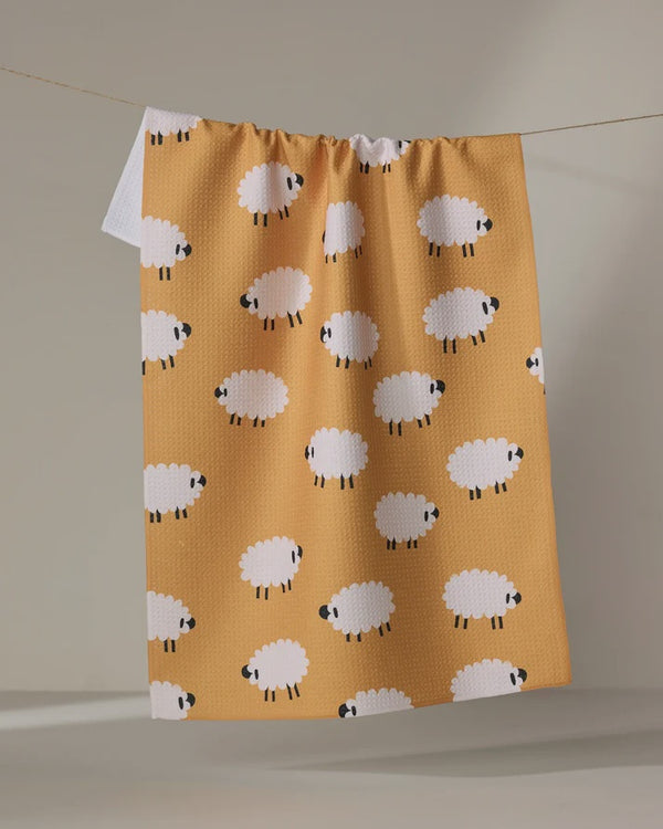 Geometry Kitchen Towel - Sheep