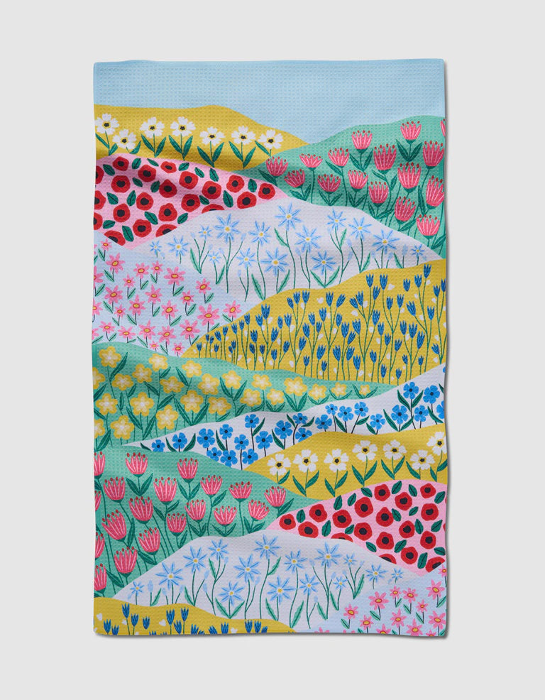 Geometry Kitchen Towel -Spring Fields