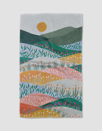 Geometry Kitchen Towel - Sunrise Mountain