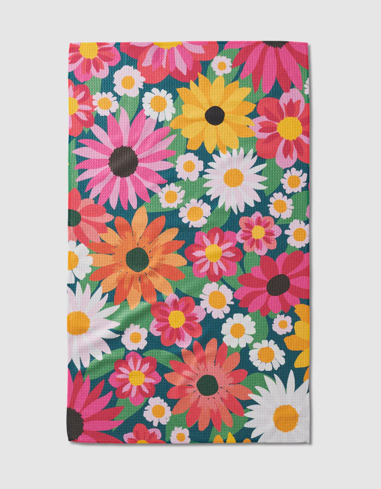 Geometry Kitchen Towel - Wild Blooms