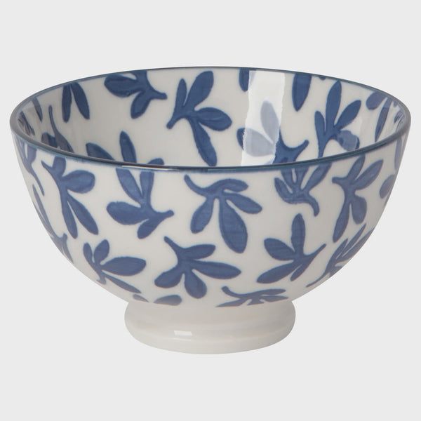 4" Stamped Bowl - Blue Floral