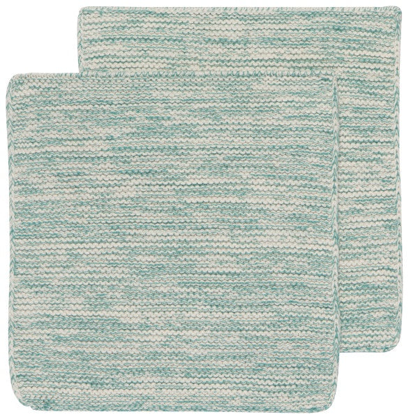 Knit Dishcloths Set/2 - Lagoon