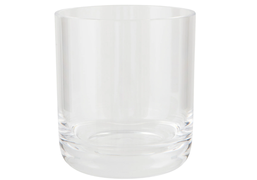 Acrylic Double Old Fashion Drinkware -  Clear