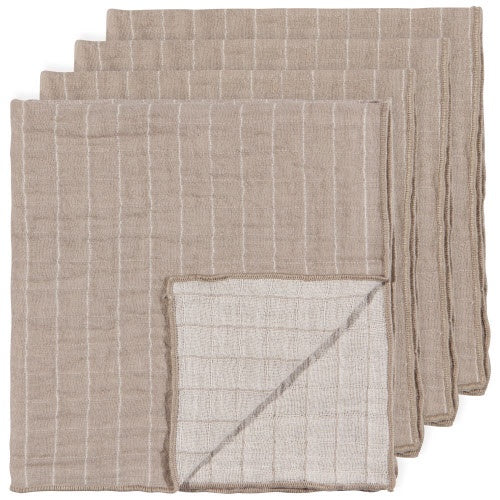 Dove Grey Double Weave Napkins Set of 4