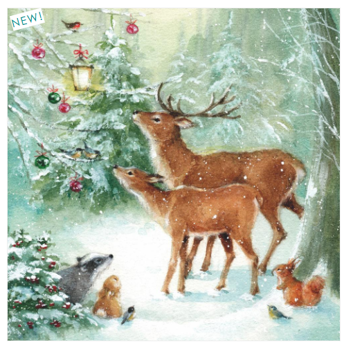 Forest Celebration Luncheon Napkin