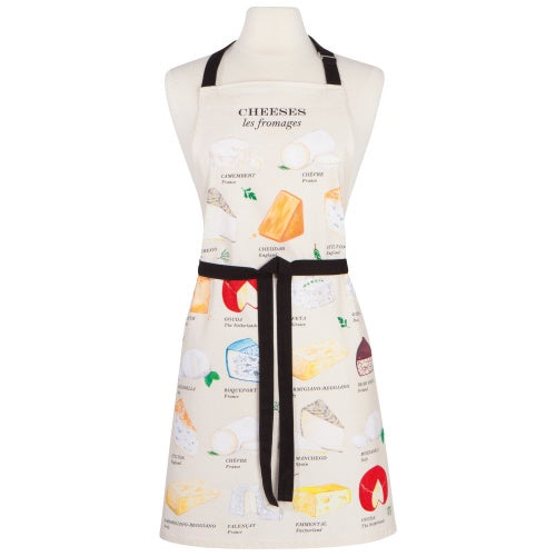 Now Designs Fine Print Apron - Les Fromages