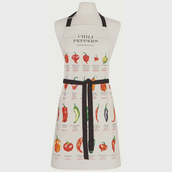 Now Designs Fine Print Apron - Chili Peppers
