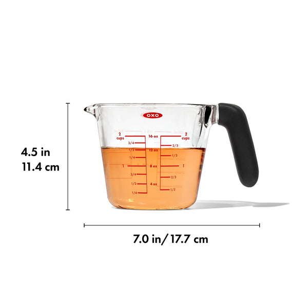 OXO Good Grips Glass Measuring Cup w/ Silicone Lid