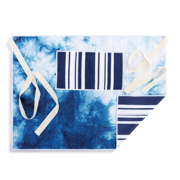 Indigo Absorbent Half Apron