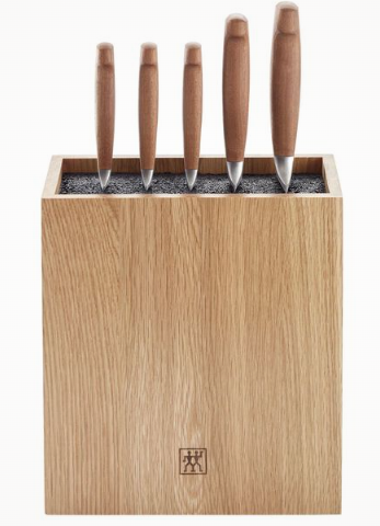 Zwilling Four Star 6 piece Knife Block - Brown