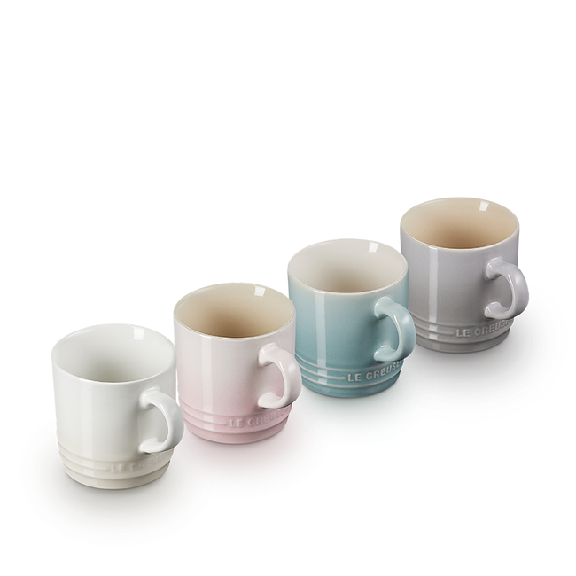Le Creuset Calm Collection Cappuccino Mugs Set of 4