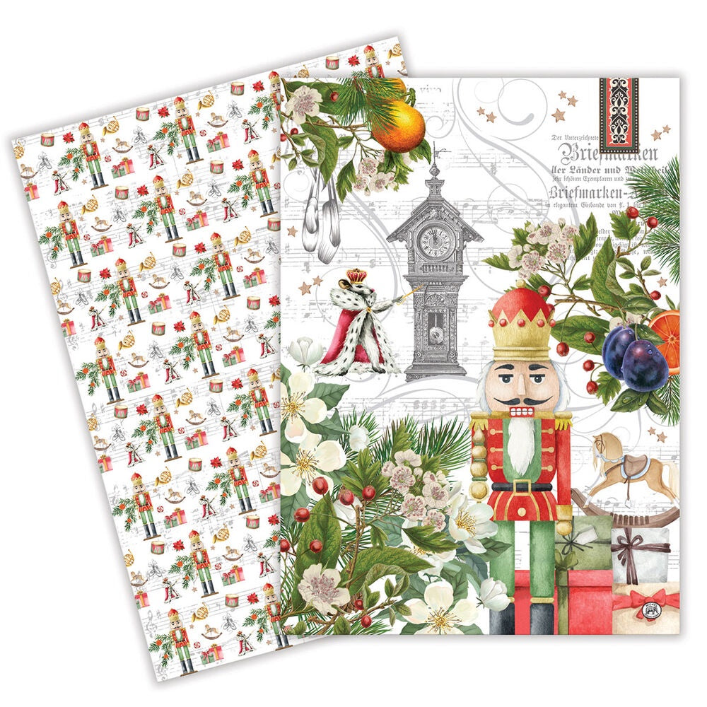 Michel Design Works Kitchen Towel Set/2 - Nutcracker Suite