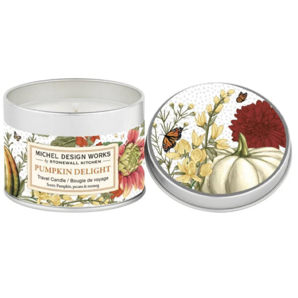 Michel Design Works Pumpkin Delight Travel Tin Candle