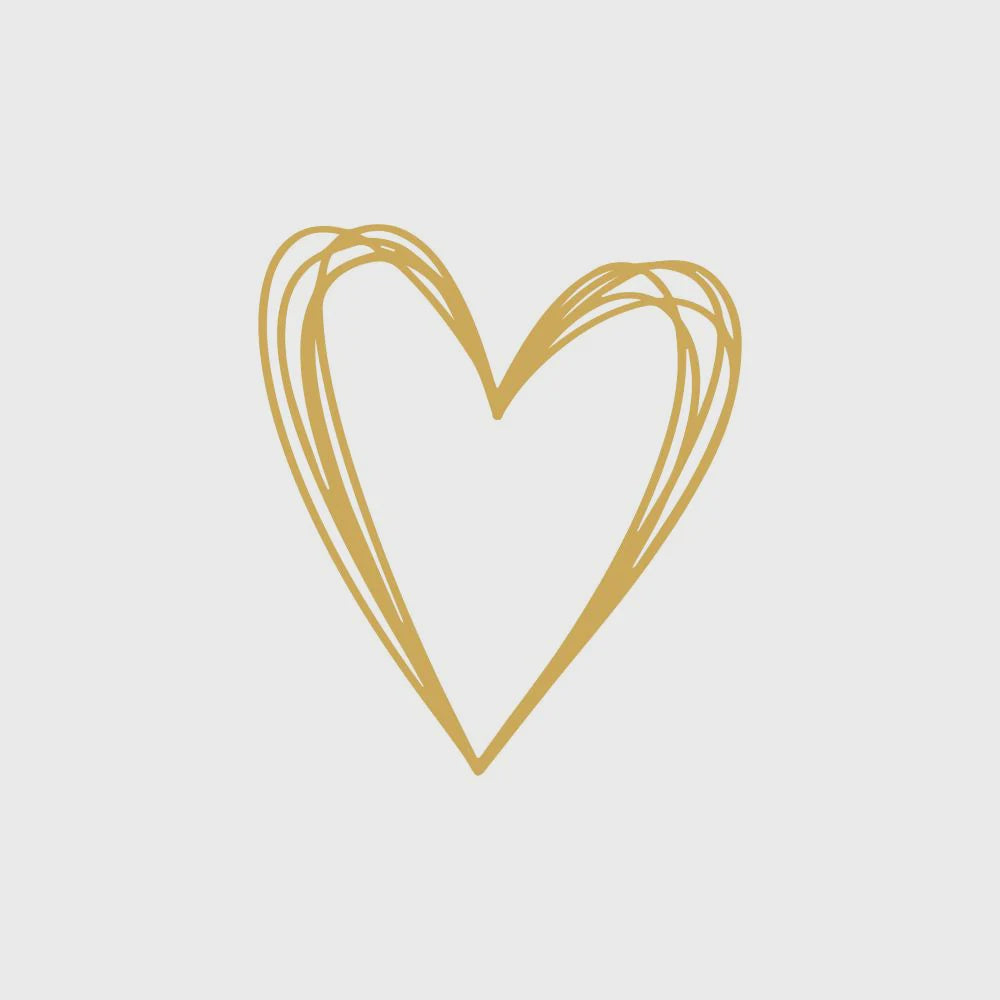 Pure Heart Gold Luncheon Napkin