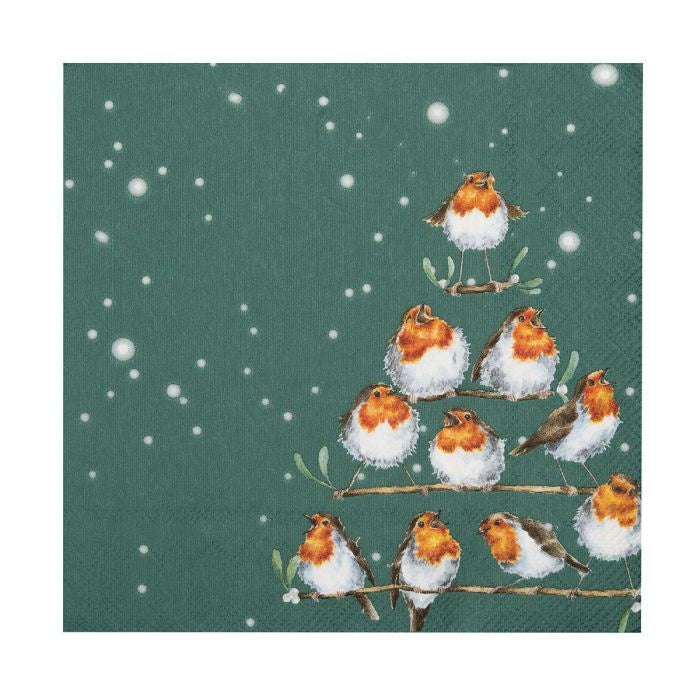 Wrendale Rockin' Robins Luncheon Napkin